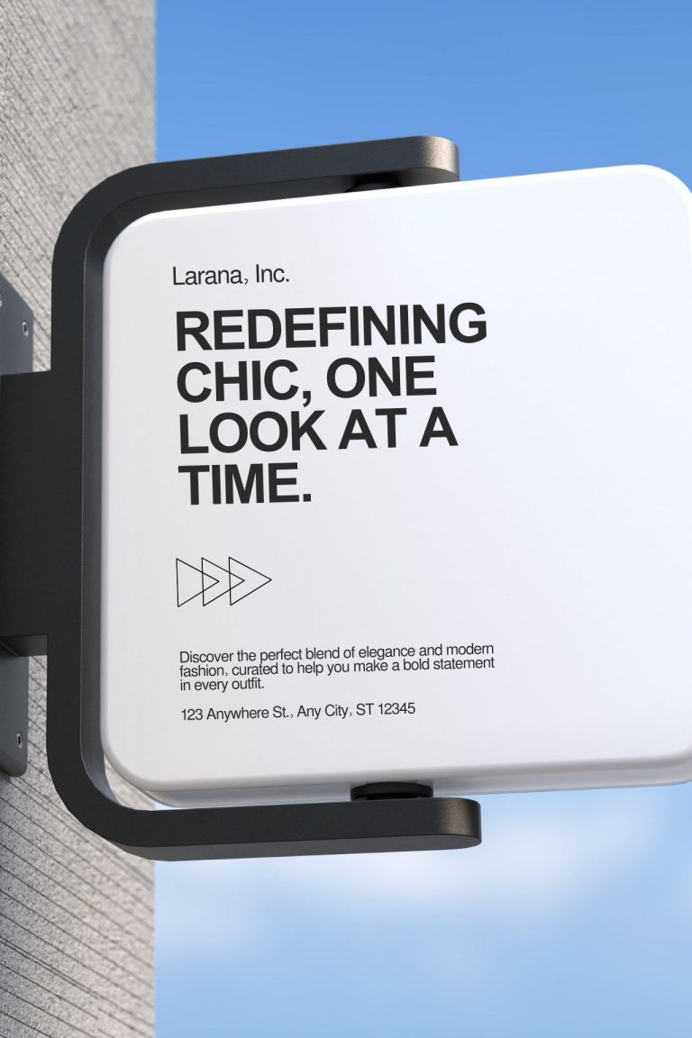 sign of a shop example